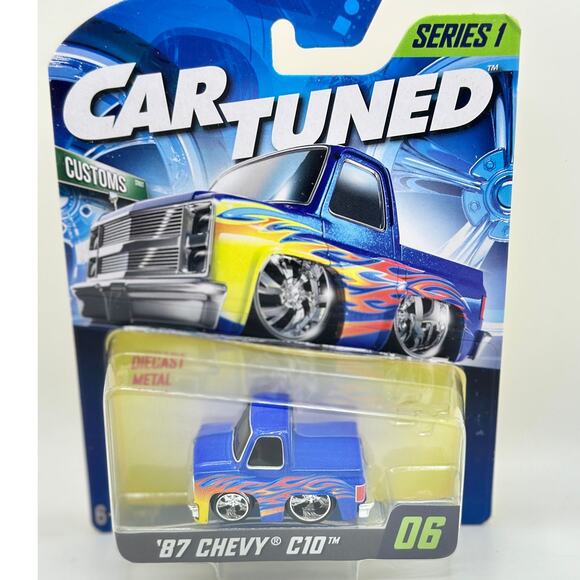 Car Tuned Series 1 1987 Chevy C10 #06 NEW - Picture 1 of 3